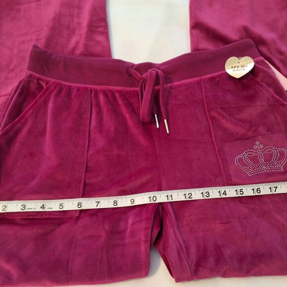 Juicy Couture Pink Velour Pants - Picture 7 of 7